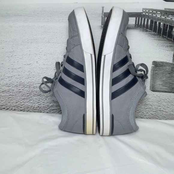 Adidas BBNEO Skool Lo'Tech Gray 12 Canvas Sneakers Men's Low Top Casual Shoes - Picture 5 of 9